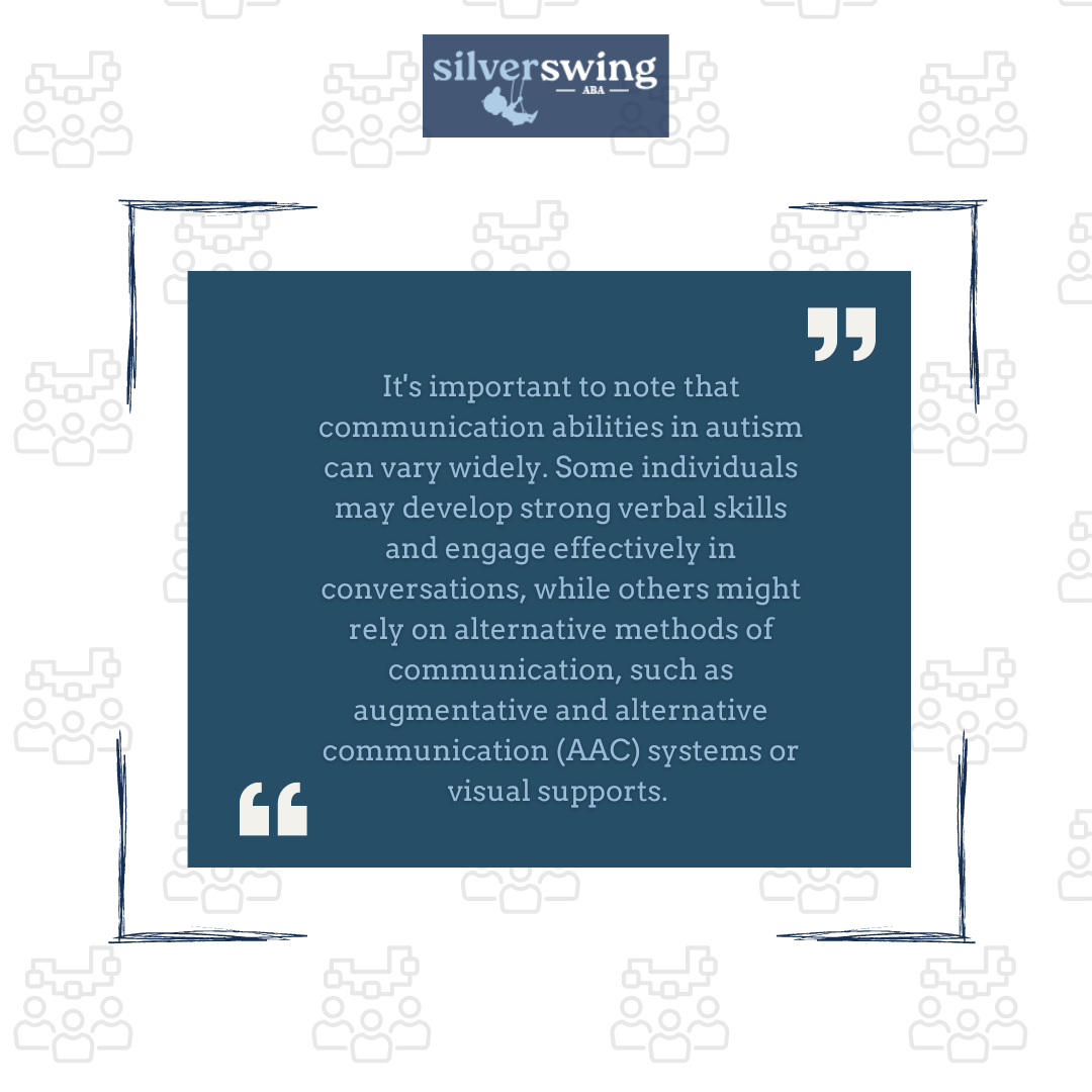 does autism affect communication